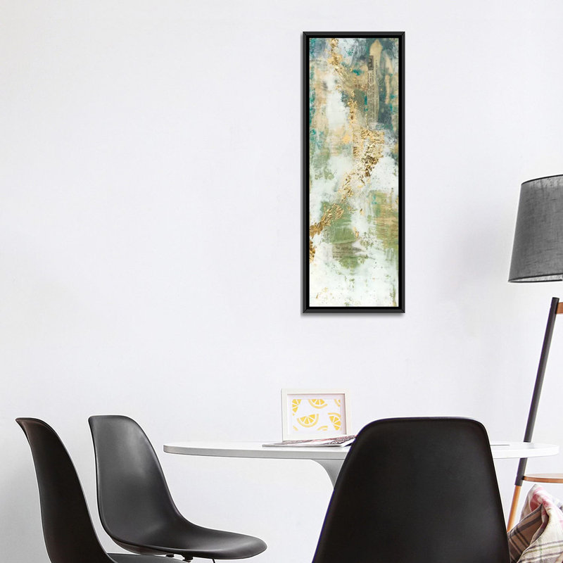 « auditive flow i », impression sur toile, H 60 po x l 20 po x P 1,5 po, Toile avec cadre noir