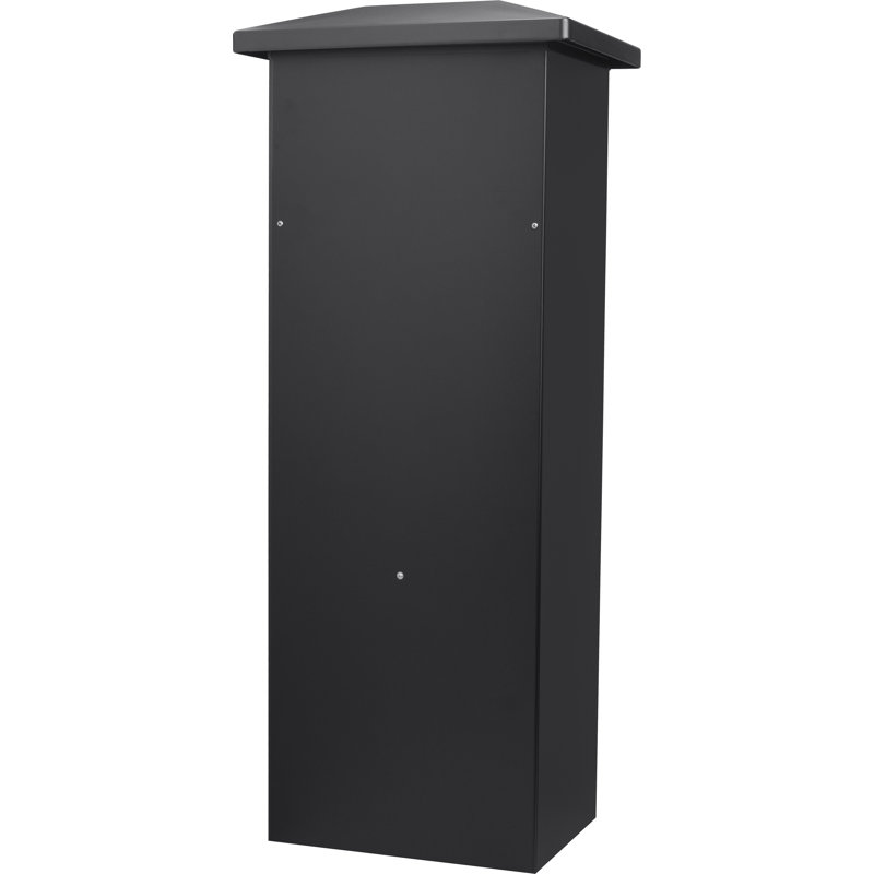 MPB-500 PARCEL MAIL BOX, W/ DROP DOOR, Black