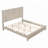 Solid Wood Bed Frame with Tall Headboard-218752411-218752408