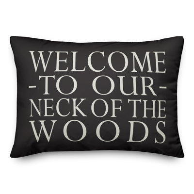 Housse de coussin rectangulaire d’extérieur welcome/insert