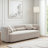 88" Upholstered Modern Curved Boucle Sofa With 4 Pillows-555341765-560035769
