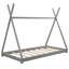 Lit plateforme House avec structure triangulaire-1333782638