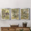 Eco Print I - ensemble de 3 peintures sur toile encadrées-549644692-549644696