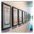 8.5X11 Picture Frames Set Of 3, Made Of Real High Definition Glass And Solid Frame To Display Certificate Or Pictures 8.5X11,To Wall And Tabletop Mounting, Black. (8.5X11'')