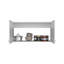 Armoire murale Napoles, deux tablettes, porte double