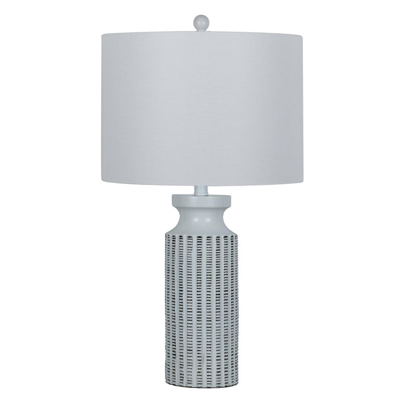 Lampe de table stylisée à colonnes verticales