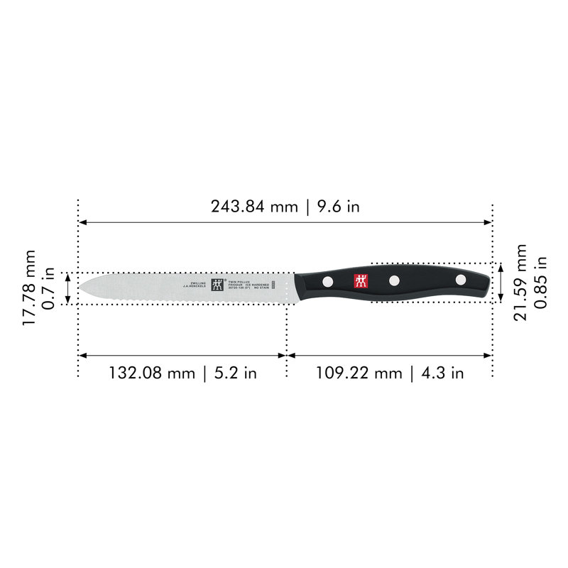 Zwilling Twin Signature 5.12-inch Serrated Utility Knife