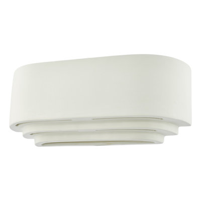 Quavious Ceramic Flush Mounted Sconce