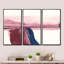 Gold Glam Squares III - ensemble d'art moderne sur toile encadrée moderne et contemporaine de 3-72043764-72043437