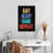 " Neon Eat Sleep Game Repeat " by Logic Nerds-1394371161
