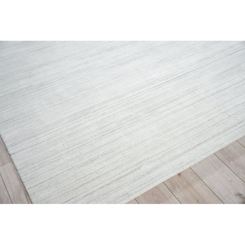 Serenity handloomed PET Beige/Brown Area Rug, Rectangle 9' x 12', Beige/Brown
