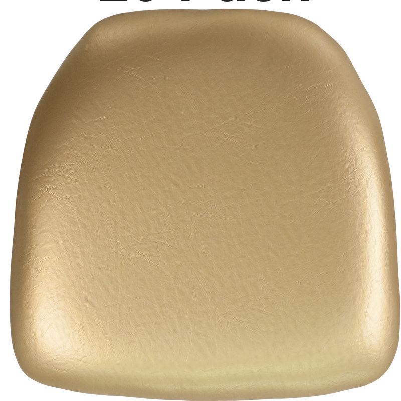 Hard Chiavari Chair Cushion, Gold