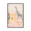 Girafe au Maroc, art encadré-49840519-49840539