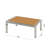 Outdoor Aluminum Coffee Table