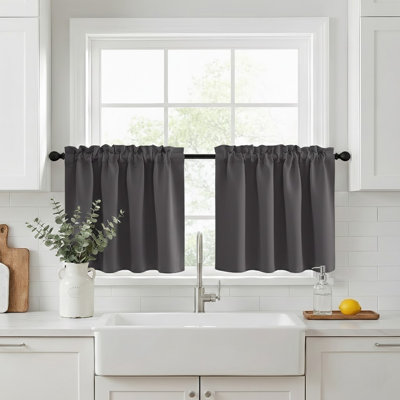 Polyester Blackout Rod Pocket Valance