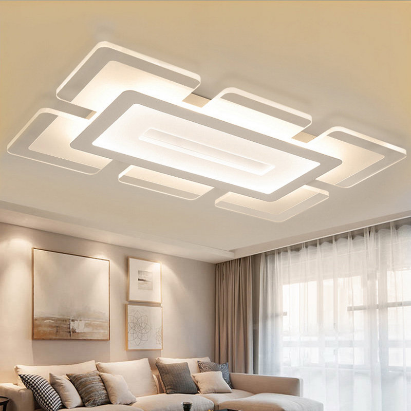 Ivers Acrylic LED Flush Mount, 0.5" H x 23" W x 16" D