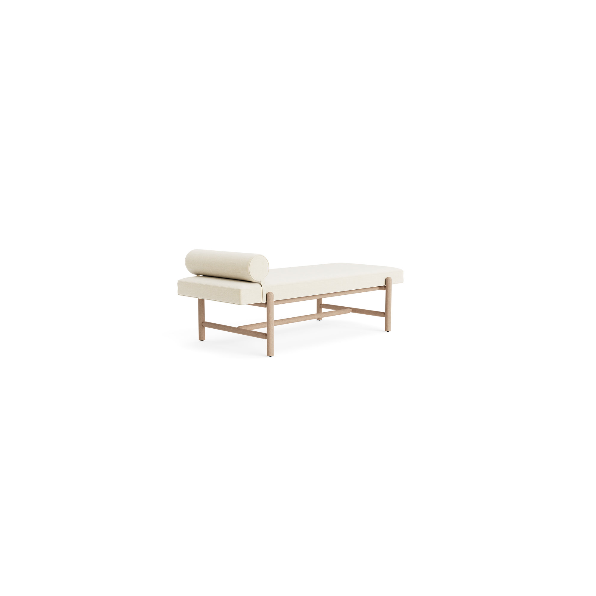Cellire Bench, Cream, Natural