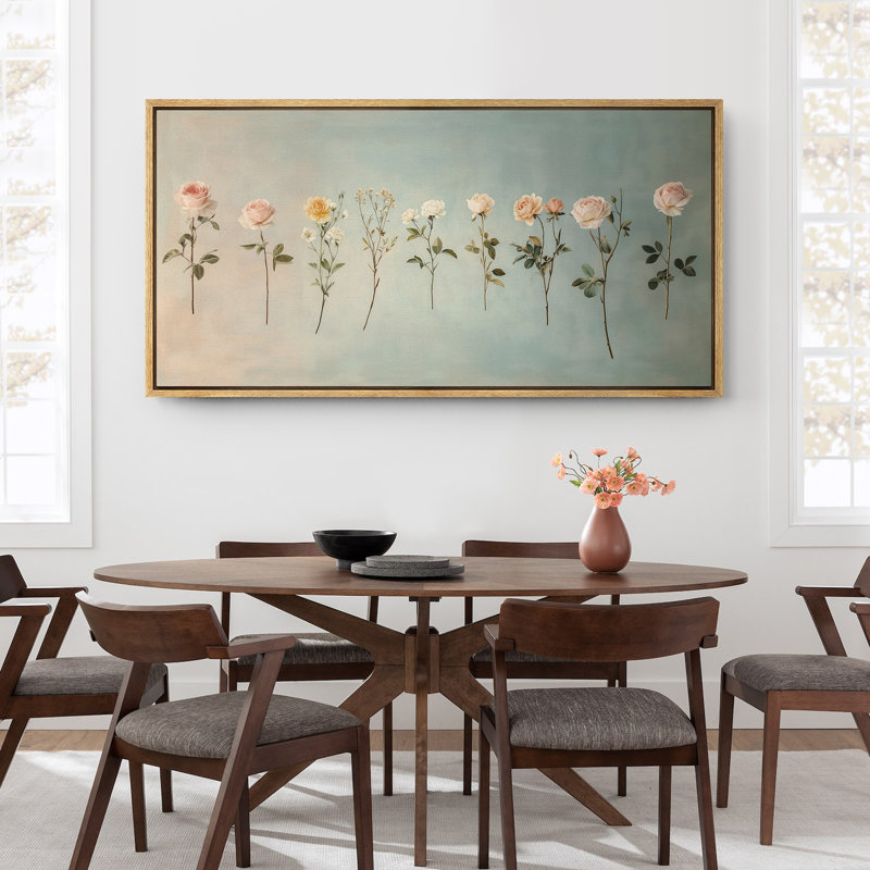 Gradient Roses, H 30 po x l 60 po, Naturel