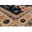 Tapis unique en laine noué à la main marine foncé Shiravan des années 1990 de 6 pi 2 po x 9 pi 1 po Qwen