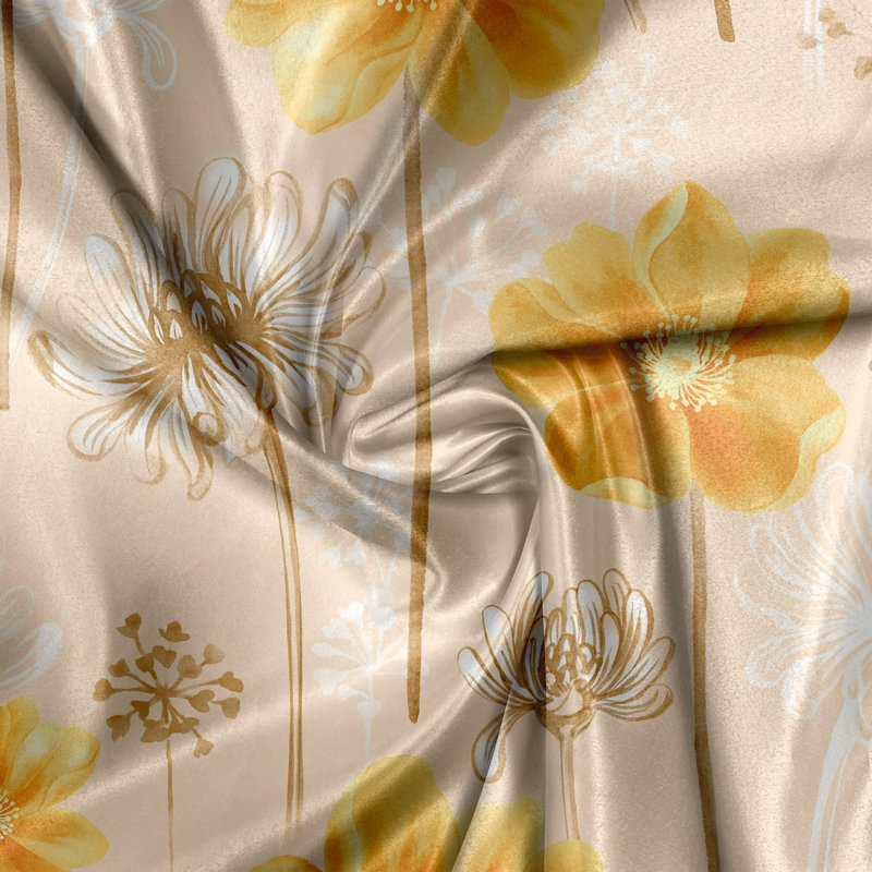 Semi Sheer Curtain Pair
