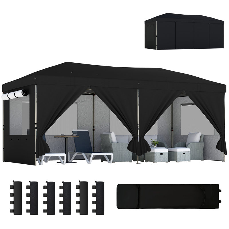 Pop Up Canopy, Black