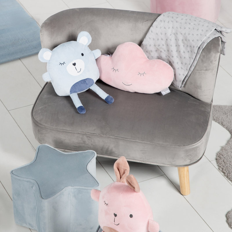 Children's Sofa / Sectional, Grey