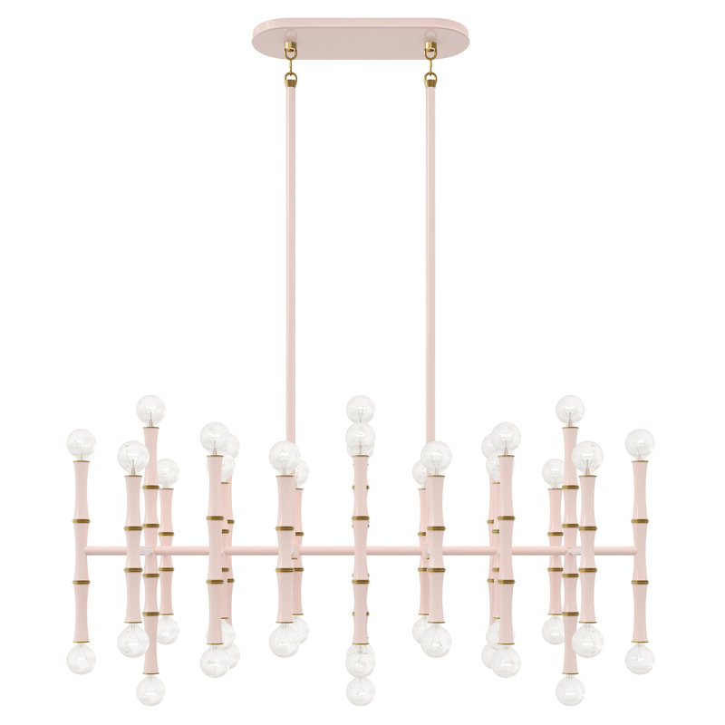 Kane 42 - Light Chandelier, Rose Water/Gold