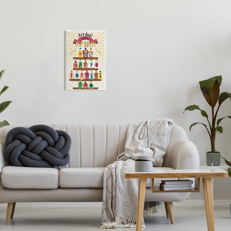 Impression «Dad You Top Shelf» par Arrolynn Weiderhold, H 19 po x l 13 po x P 0,5 po, Mdf