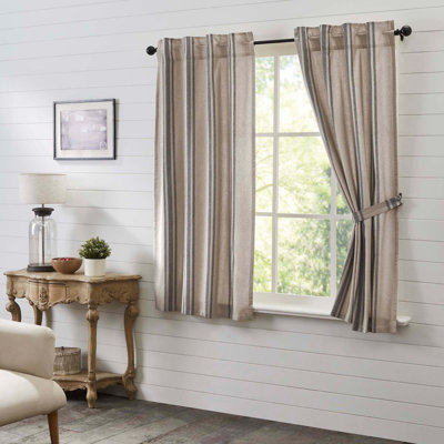 Tana Cotton Blend Room Darkening Curtain Panel Pair