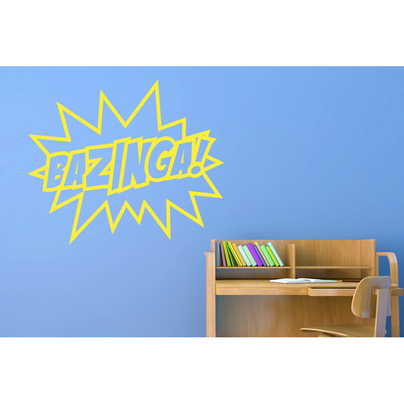 Wall Decal, Large, Bright Yellow