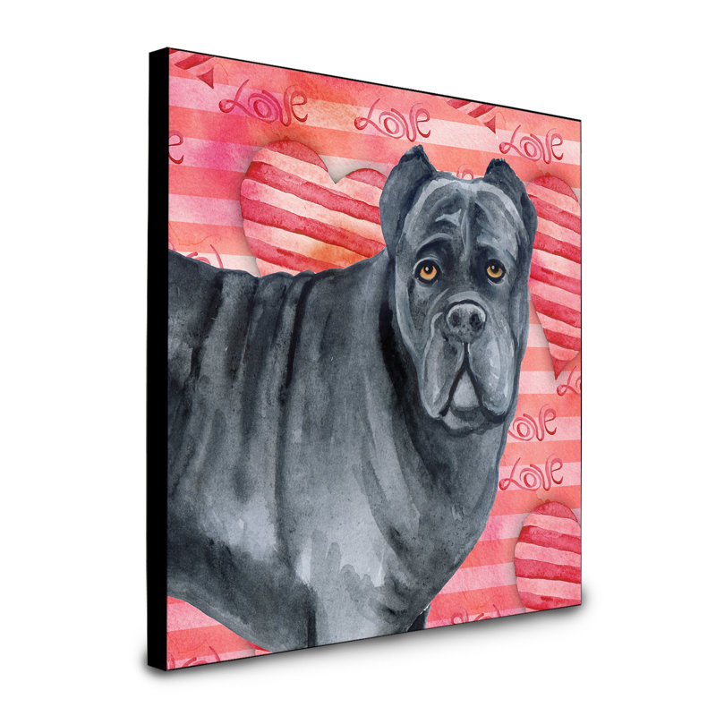 Panneau mural d’art Durflinger, Cane corso