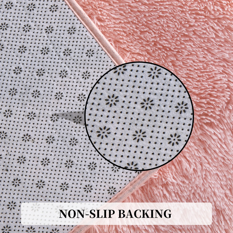 Tapis avec envers antidérapant Seun, Rectangle 8 pi x 10 pi