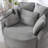 360° Swivel Chair Accent Barrel Chair-1510685233