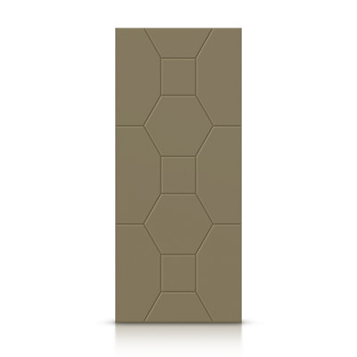 Porte standard à panneaux en bois