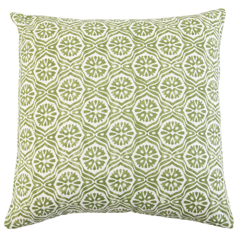 Coussin Fairfield, 18 po x 18 po, Vert