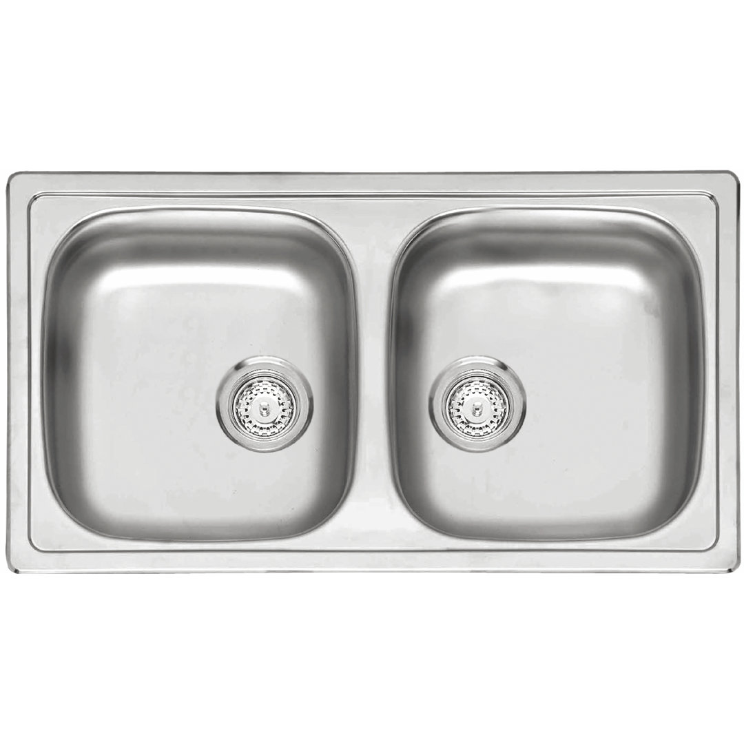 Double Bowl Inset Kitchen Sink