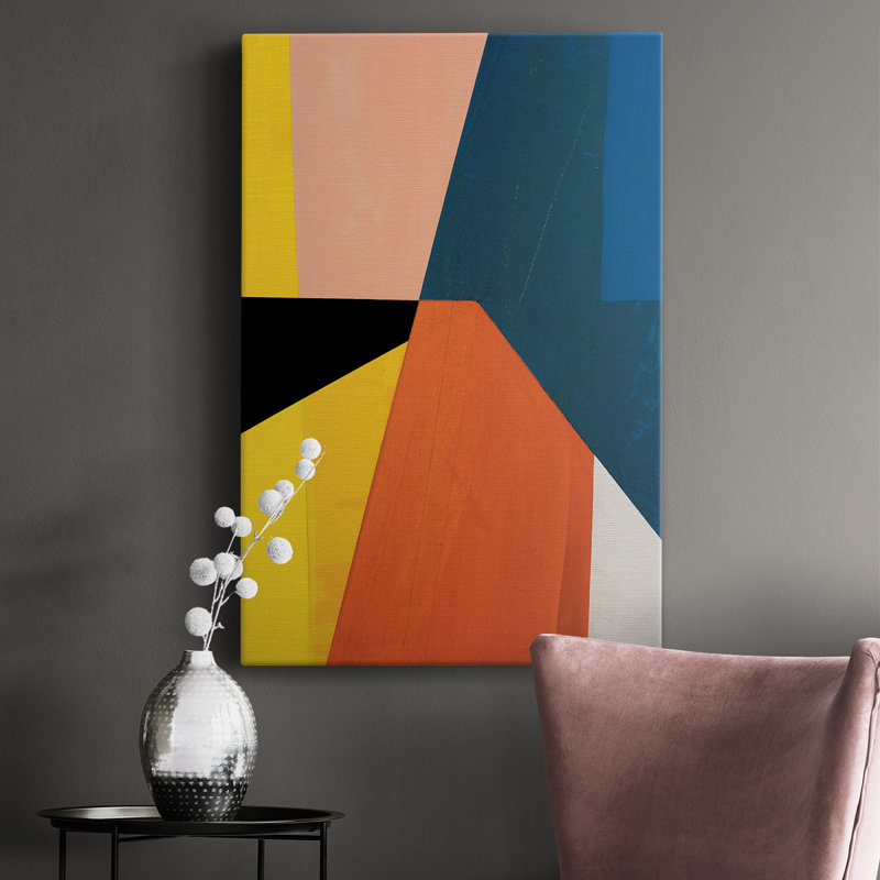 Modular IV " Modular IV " Painting Print, 48" H x 32" W x 1" D
