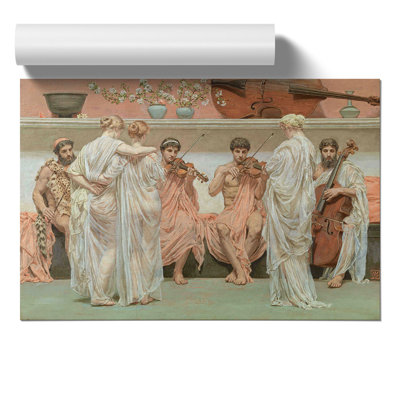 The Quartet by Albert Joseph Moore - No Frame Painting