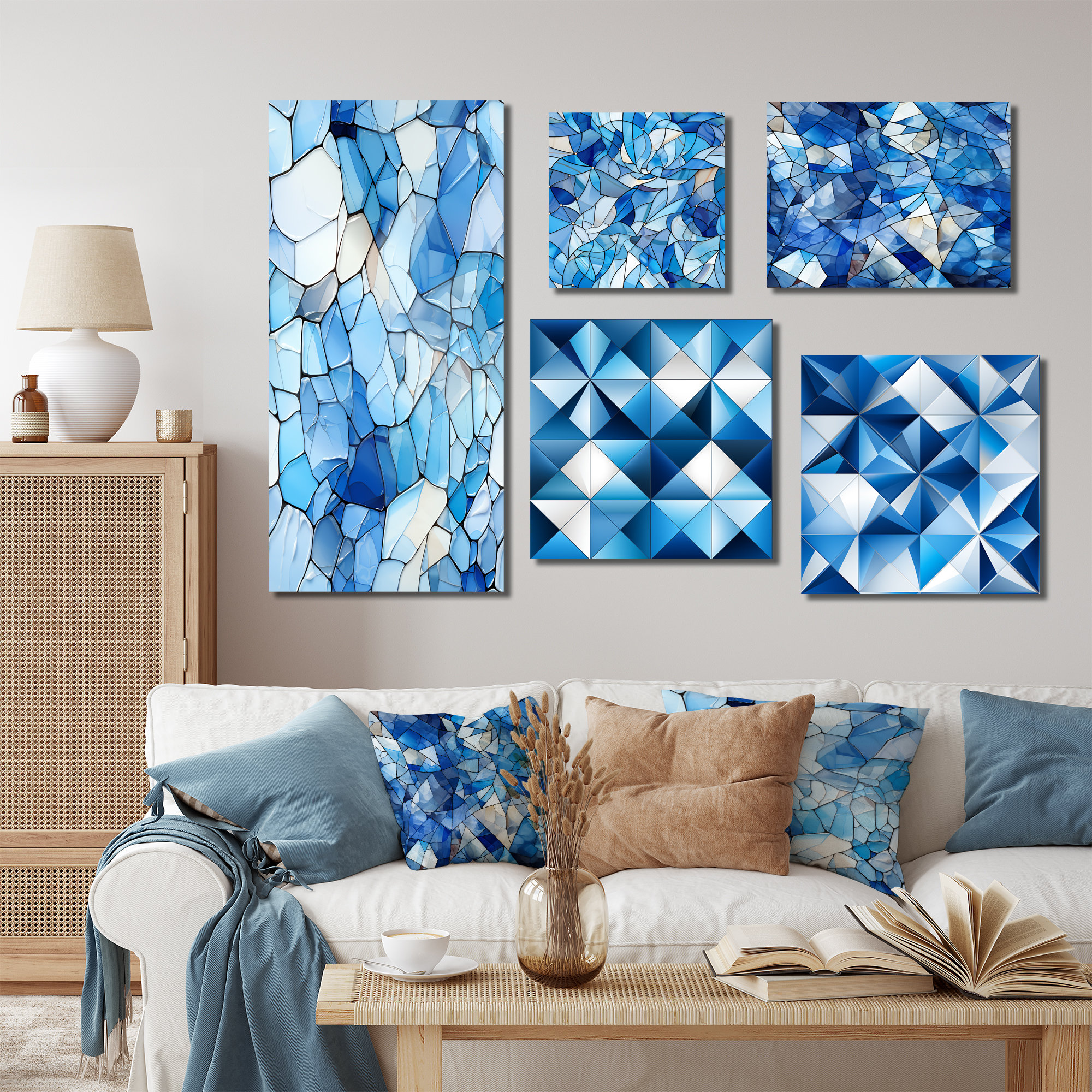 Cobalt Blue Wall Decor