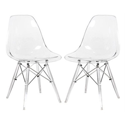 Chaise d'appoint en acrylique Culley