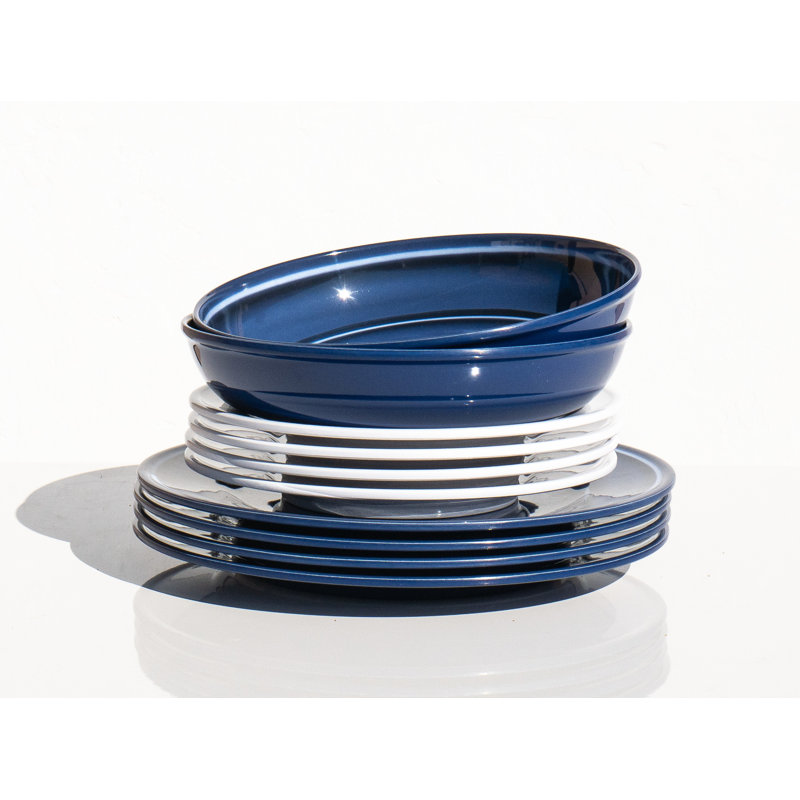Madison NewWave Melamine Dinner Plate, Blue