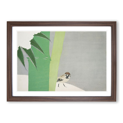 Sparrow by Kamisaka Sekka - Picture Frame Painting