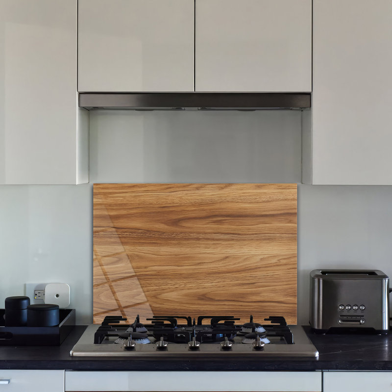 Dosseret en bois trempé en bois - Décoration murale de cuisine, H 12 po x l 17 po