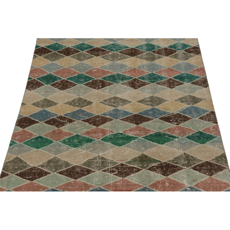 Vintage One-of-a-Kind 3'2X9'5 Hand Knotted Area Rug