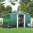 Ajay 8ft. W x 10ft. D Metal Apex Tool Shed-1616926725