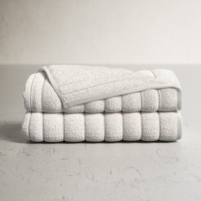 Rachel Cotton Plush Ribbed Bath Towel