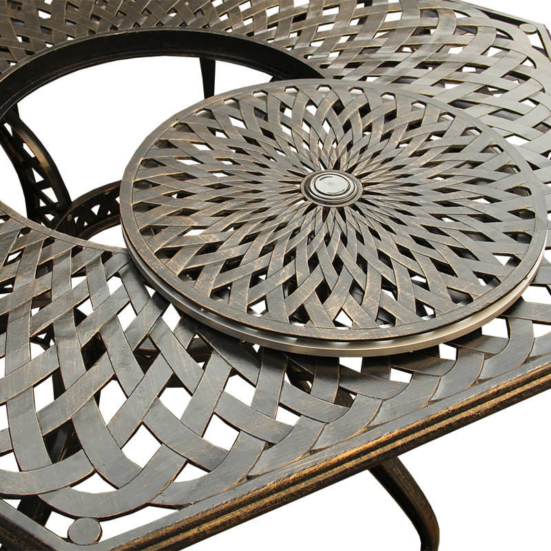 Ensemble repas 6 personnes Margretta Specialty, Bronze