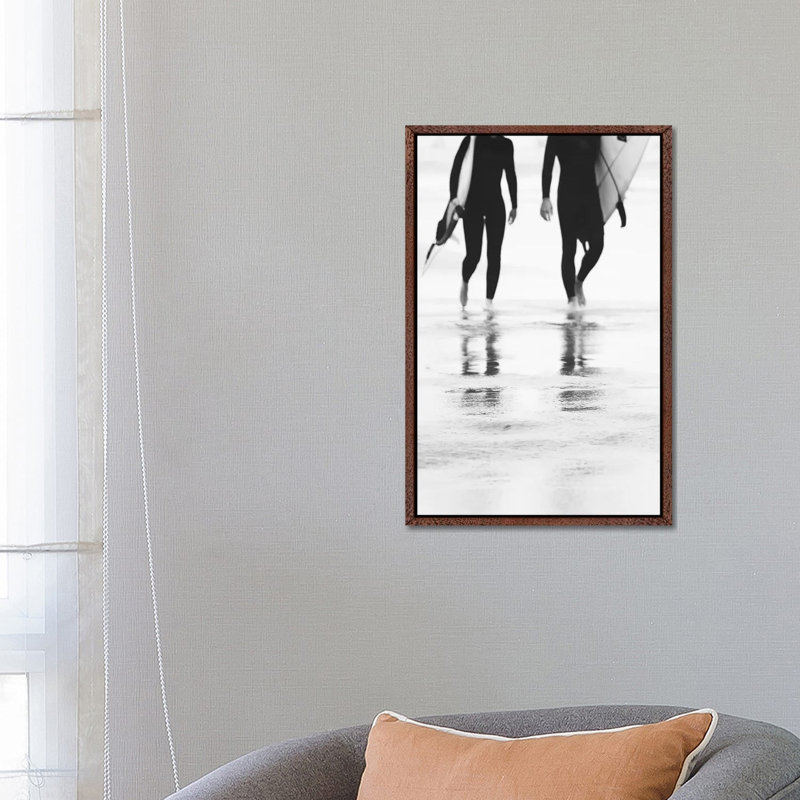 Catch A Wave III by Ingrid Beddoes - Gallery-Wrapped Canvas Giclée on Canvas, 66.04 cm H x 45.72 cm W, Classic Wood Framed