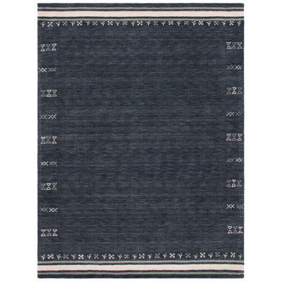 Santiago Handmade Wool Charcoal Rug