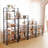 Iron Solid Wood Etagere Bookcase-1059322974-1059322963